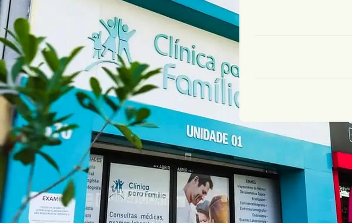 Fachada da Clínica Para Família no Centro de Campinas